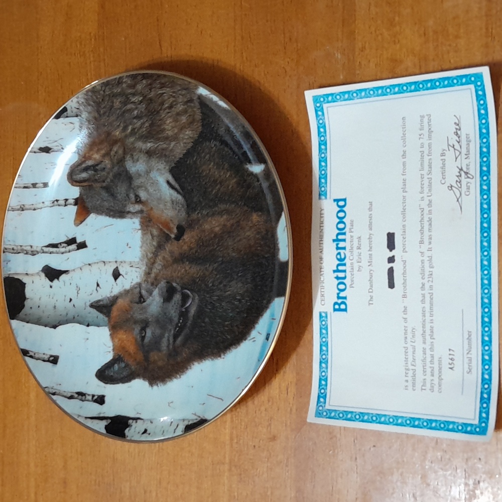 The Danbury Mint Plate Eternal Unity Collection
